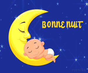 bonne nuit lune et bébé